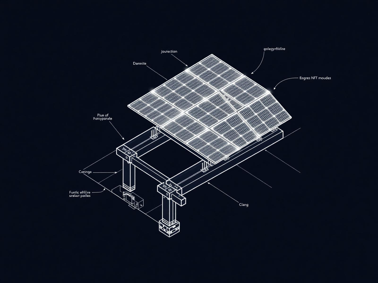 Solar panel blueprint