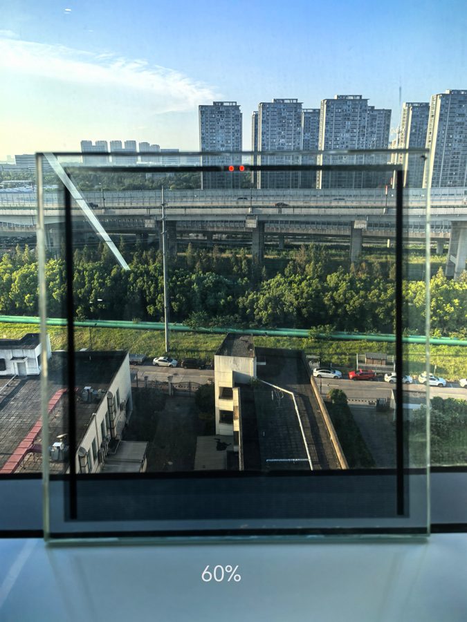 20% transparency photovoltaic glass